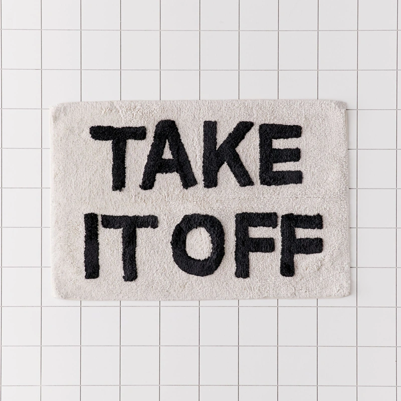 Weird Clean Series OfFun Bathroom Floor Mats, Absorbent Non-Slip Mats, Door Bathroom Carpets