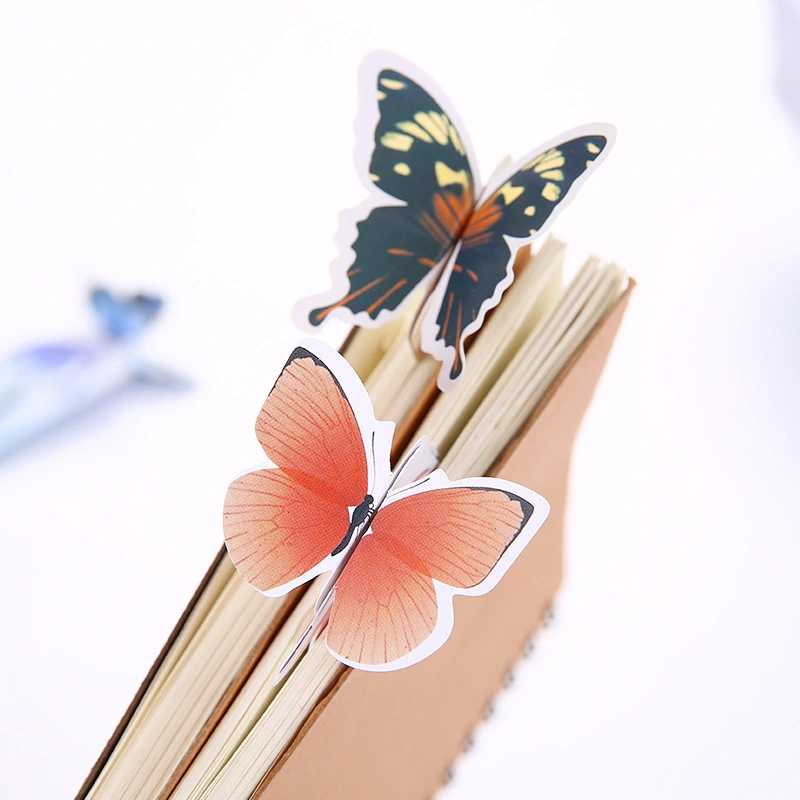 Butterfly Bookmark Creative Chinese Paper Antiquity Aesthetic Bookmark Small Gift Student Stationery Prize