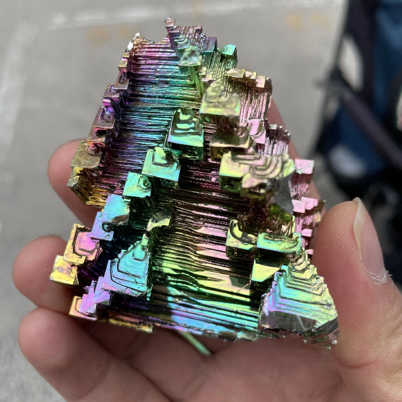 Bismuth Crystal Popular Science Specimen Ornaments