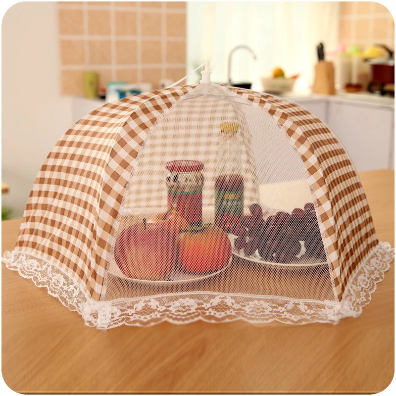 Dust-proof Folding Food Dish Cover Fly-proof Table Cover Dining Table Cover