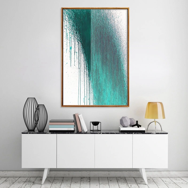 Nordic Minimalist Style Abstract Line Canvas Painting