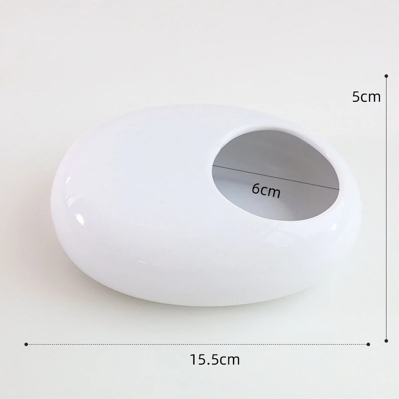 Ceramic Fashion Anti-fly Ash Ashtray
