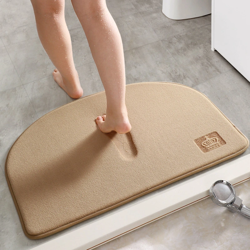 Toilet Floor Mat Bathroom Door Mat Water Absorption And Quick Drying