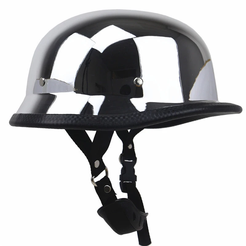Retro Helmet Shape Retro Motorcycle Helmet Electroplating Process Motorcycle Helmet Half Helmet