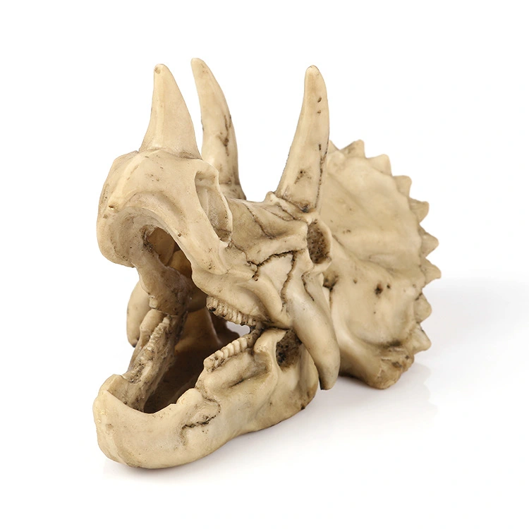 Triceratops Skull Resin Crafts Skull Head Personalized Ornaments Foreign Trade Supply Office Ornaments