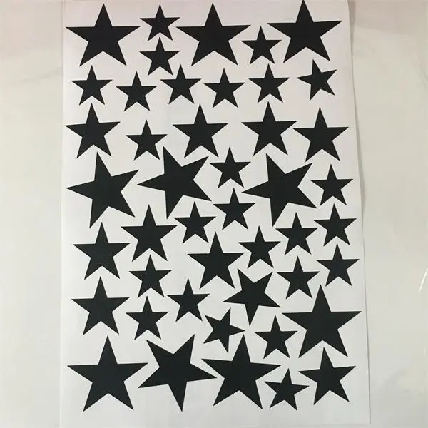 Aliexpress Hot Style Cute Little Star Wallpaper Children'S Room Decoration Wall Stickers Carved Wall Stickers Foreign Trade Hot Style