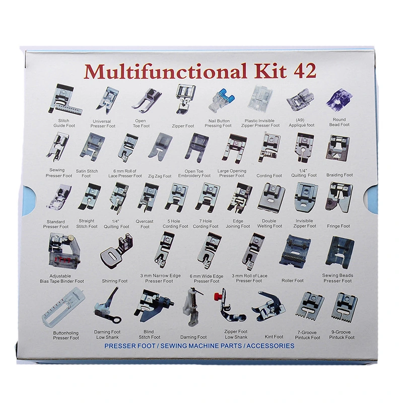 Multifunctional Household Sewing Presser Foot 32 Pieces 42 Pieces 48 Pieces 52 Pieces 62 Pieces 82 Pieces Softcover Hardcover Presser Foot Set