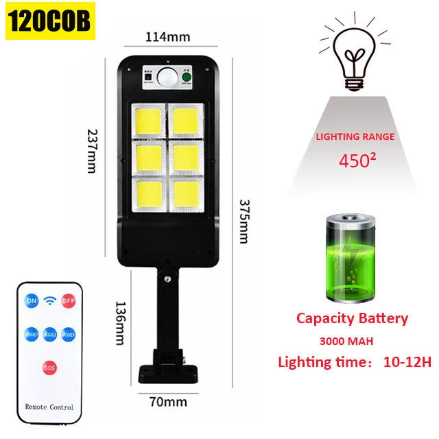 New Solar Street Lamp With Remote Control