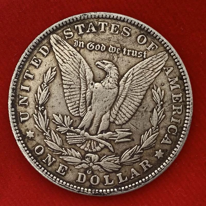 American Wanderer Antique Copper Old Silver Commemorative Coin Coin Deep Relief Character Coin Silver Coin Three-Dimensional Copper Coin