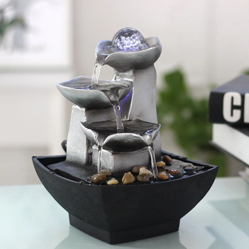 Desktop Water Fountain Carp Lucky Home Decoration