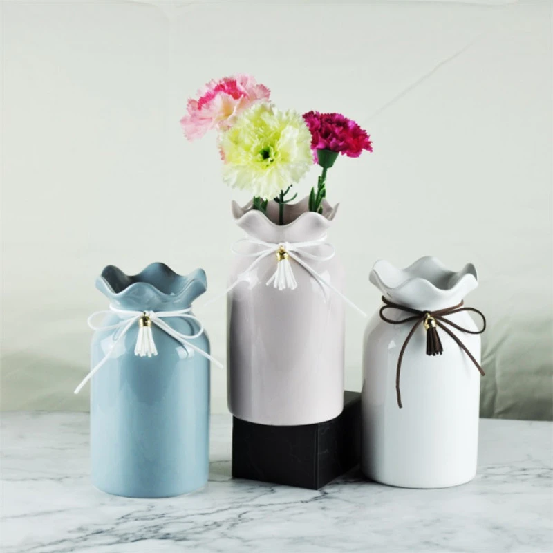 Creative And Simple Ceramic Vase Nordic Home Characteristic Porcelain