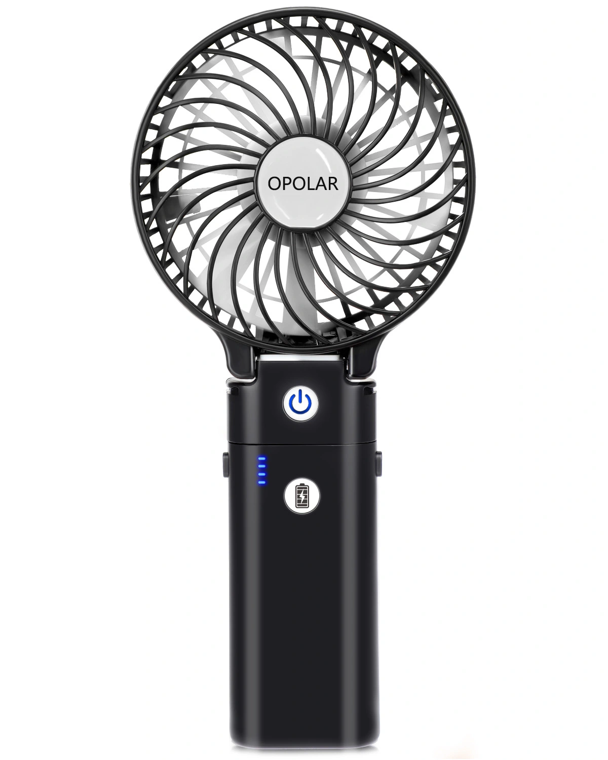 Handheld Fan Power Bank Function, Foldable Desktop Fan, Portable Student Charging