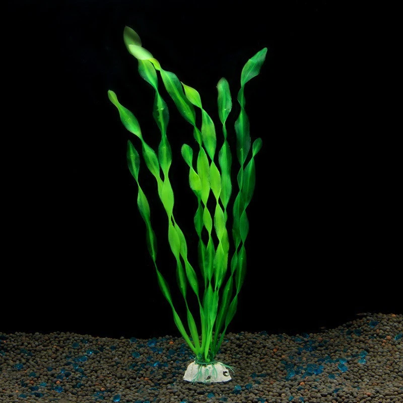 Fish House Love Grass Aquarium Fish Tank Landscaping Plastic Aquatic Aquarium Decoration Fake Aquatic Plant Simulation Aquatic Ornaments