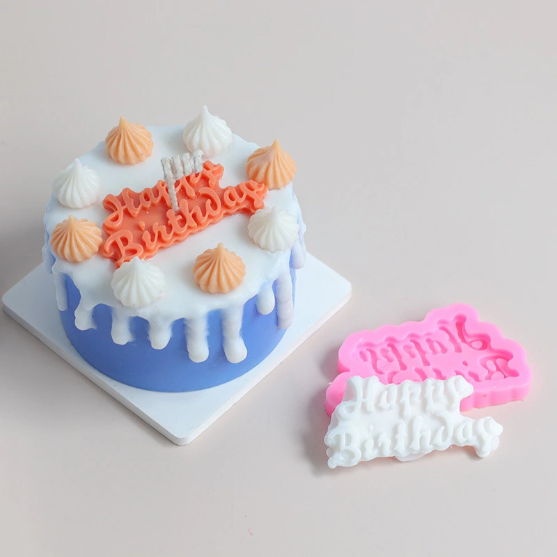 Imitation Dessert Cake Aroma Candle Silicone Mold