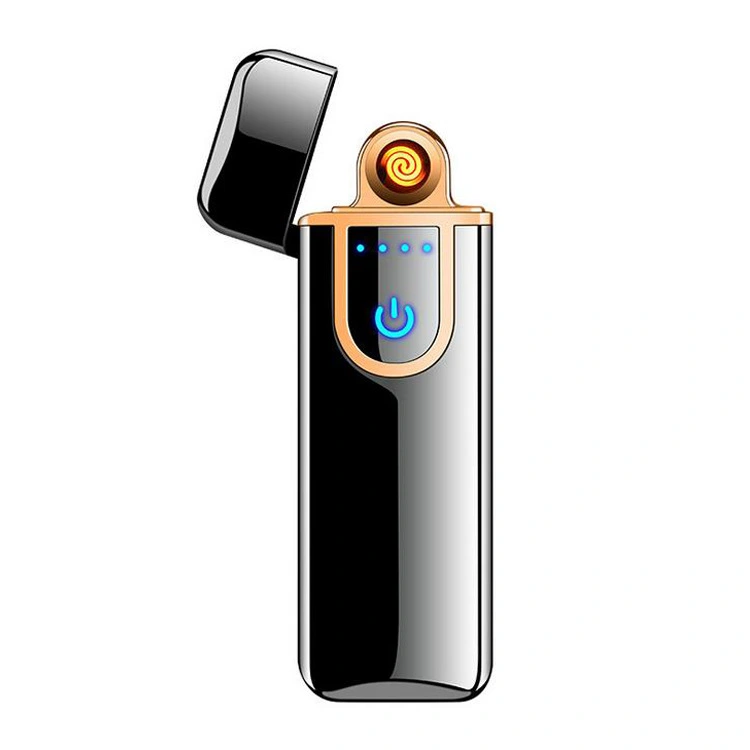 Usb Electronic Touch Windproof Compact Cigarette Lighter