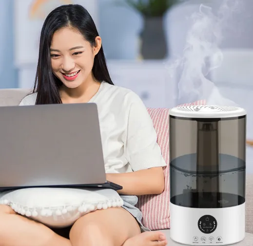 Top Fill Cool Mist Humidifier 3L Remote Control 7 Colors For Mini Humidifier