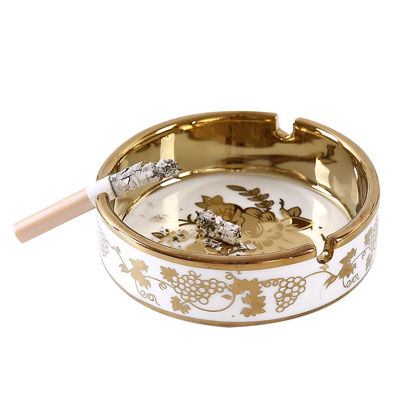 European-style High-grade Ceramic Ashtray For Household Living Room
