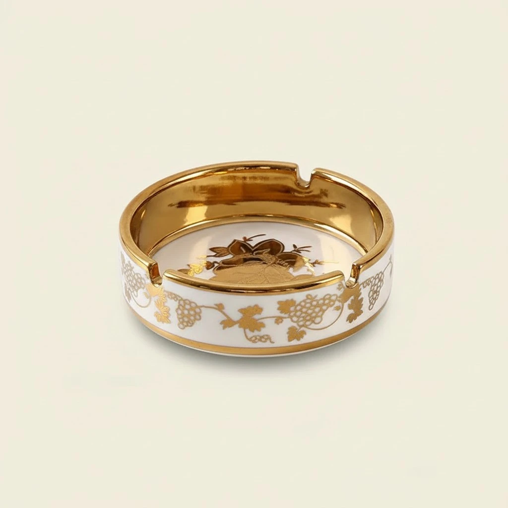 European-style High-grade Ceramic Ashtray For Household Living Room