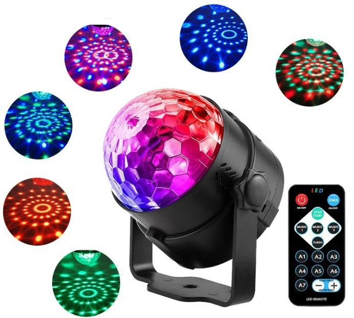 Remote Control Colorful Revolving Light