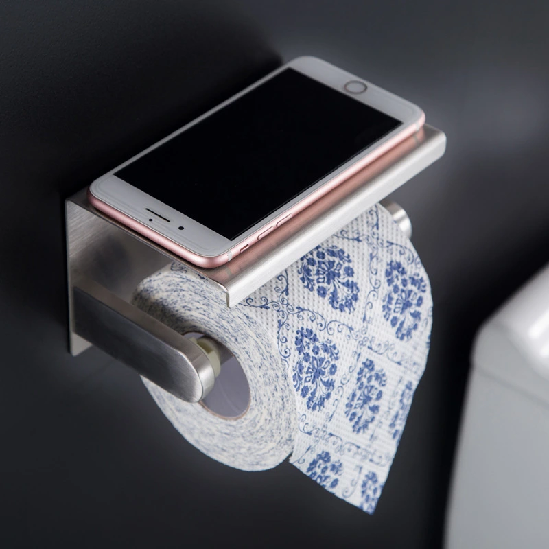 Stainless Steel Wall-mounted Storage Cell Phone Tissue Holder