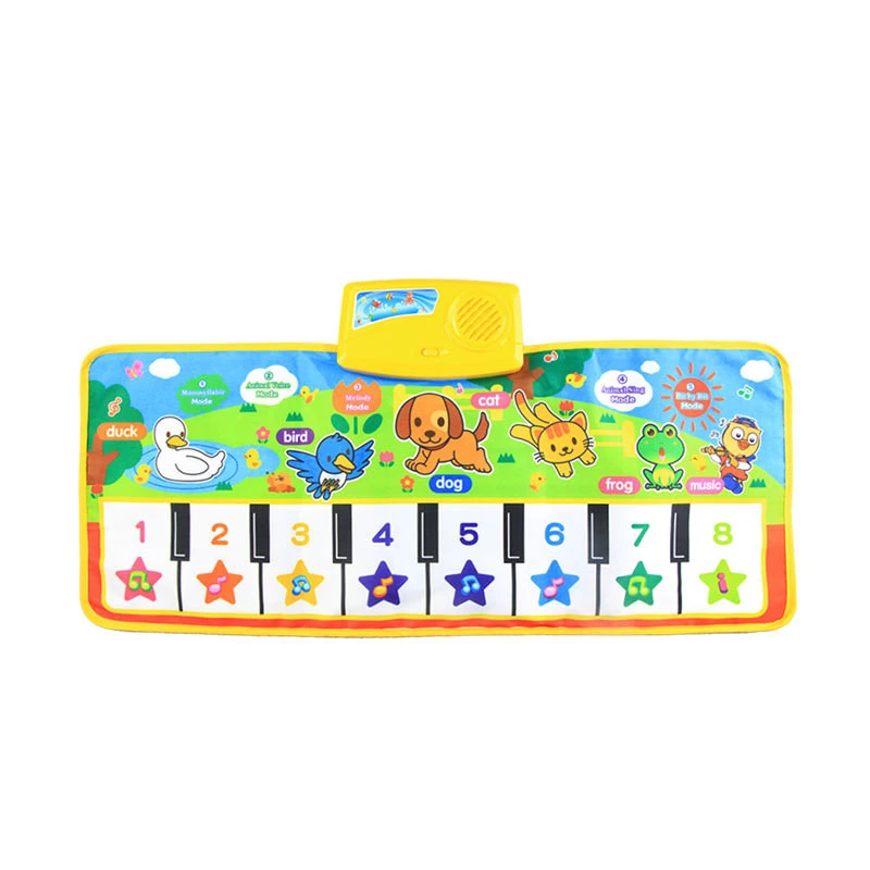 Animal Crying Song Playing Music Blanket Educational Early Education Toy