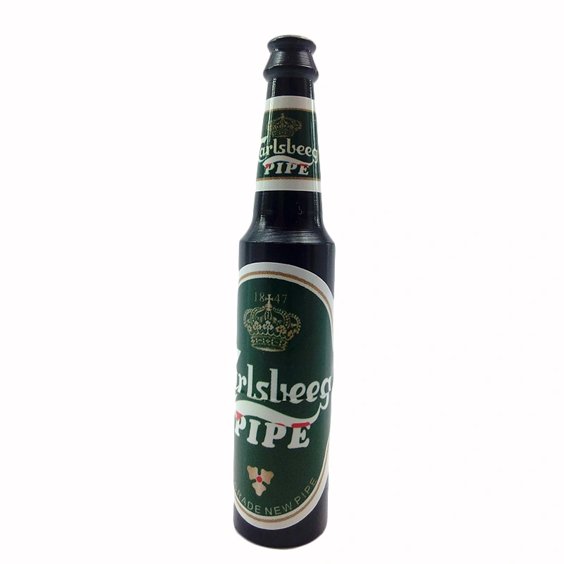 Creative Mini Beer Bottle Metal Pipe