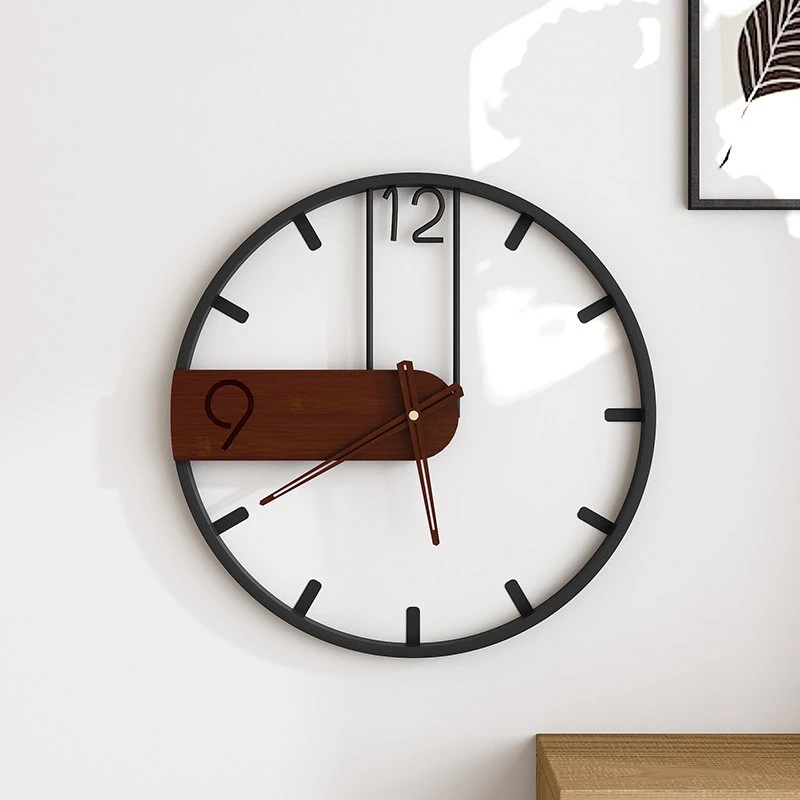 Wall Clock Wrought Iron Hot Sale Living Room Clock