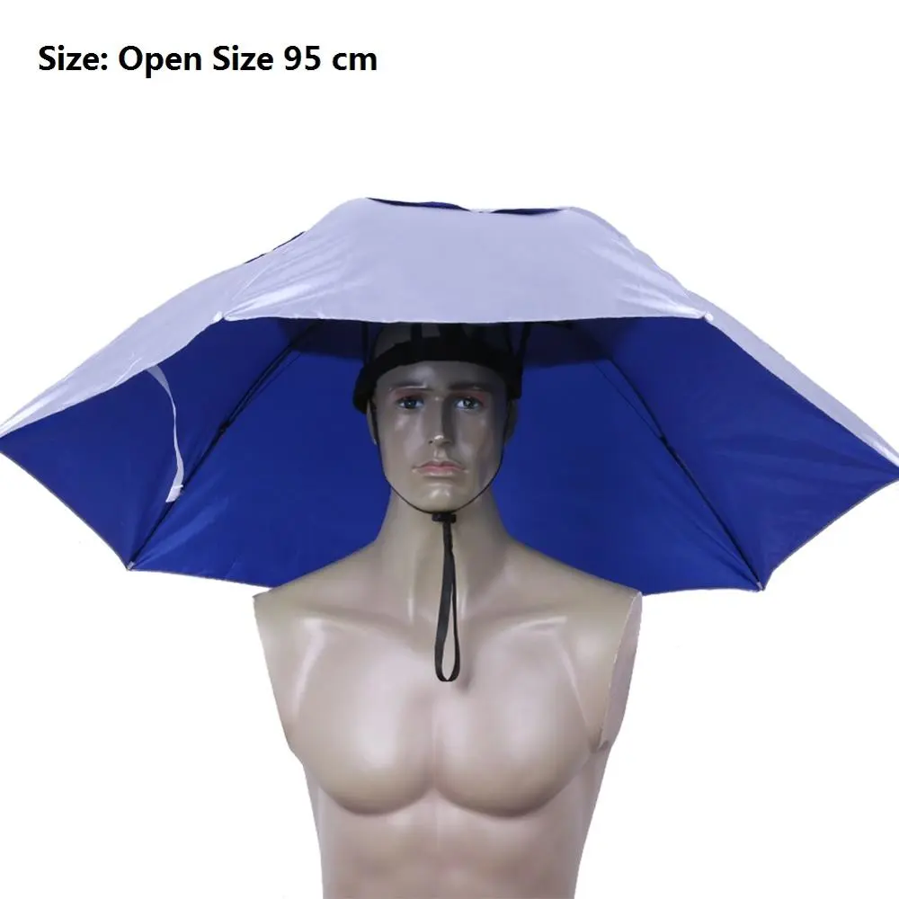 Fishing Cap With Large Tourist Umbrella  Off
