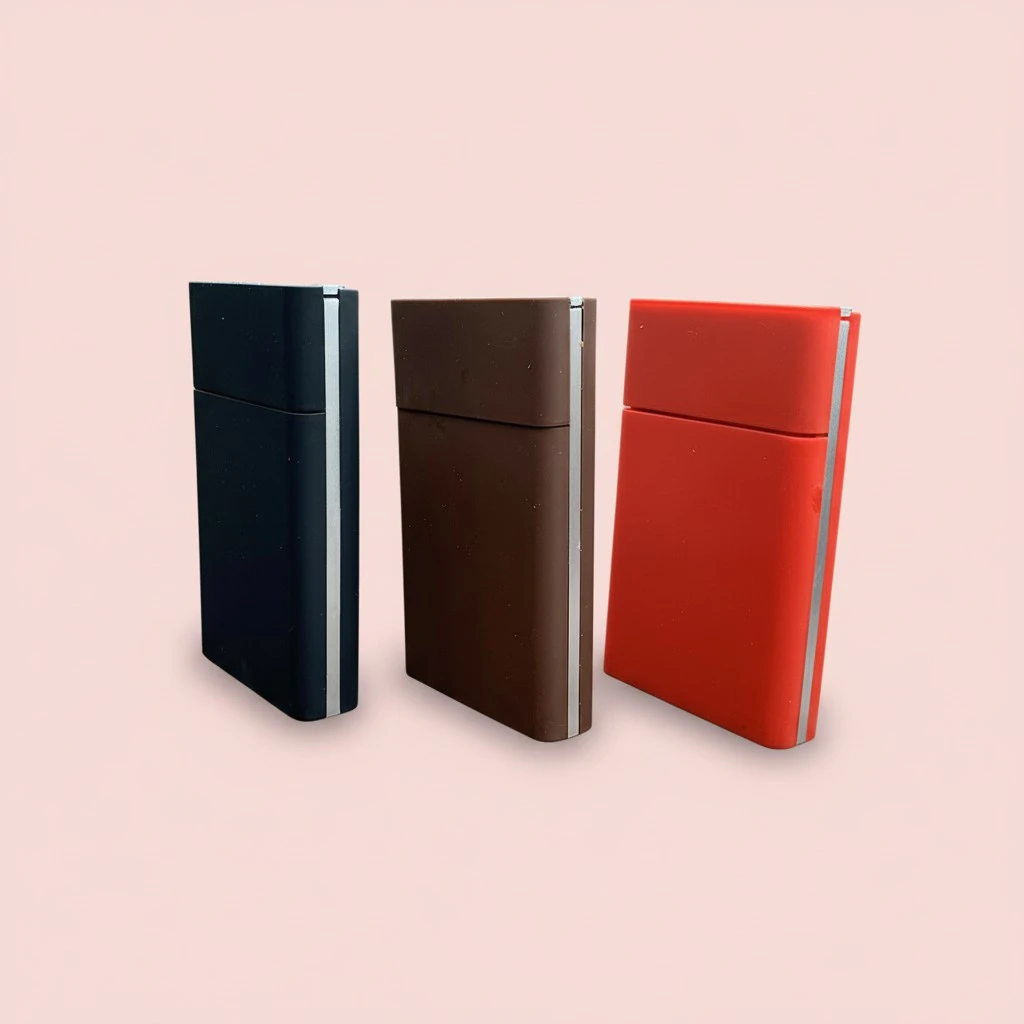 Ladies Push-lid Plastic Cigarette Case, Small Plastic Cigarette Case, Smoking Accessories