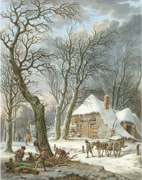 Winterlandschap - DIY Painting By Numbers Kit