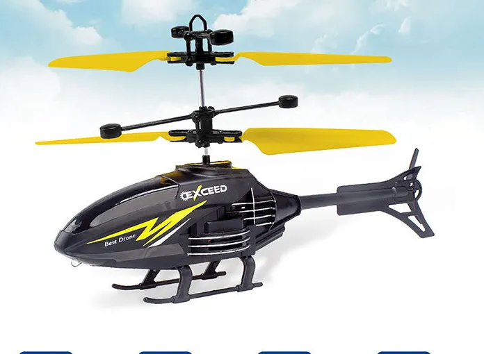 Gesture Suspension Induction Helicopter Illuminated Aircraft