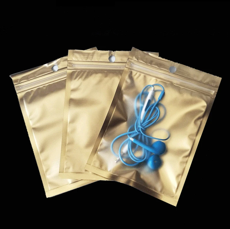 Golden Aluminum Foil Standing Bone Bag Sealed Bag