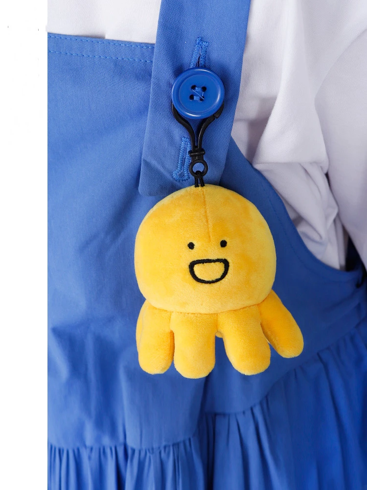 Cute Plush Octopus Backpack Super Cute Doll Pendant Keychain