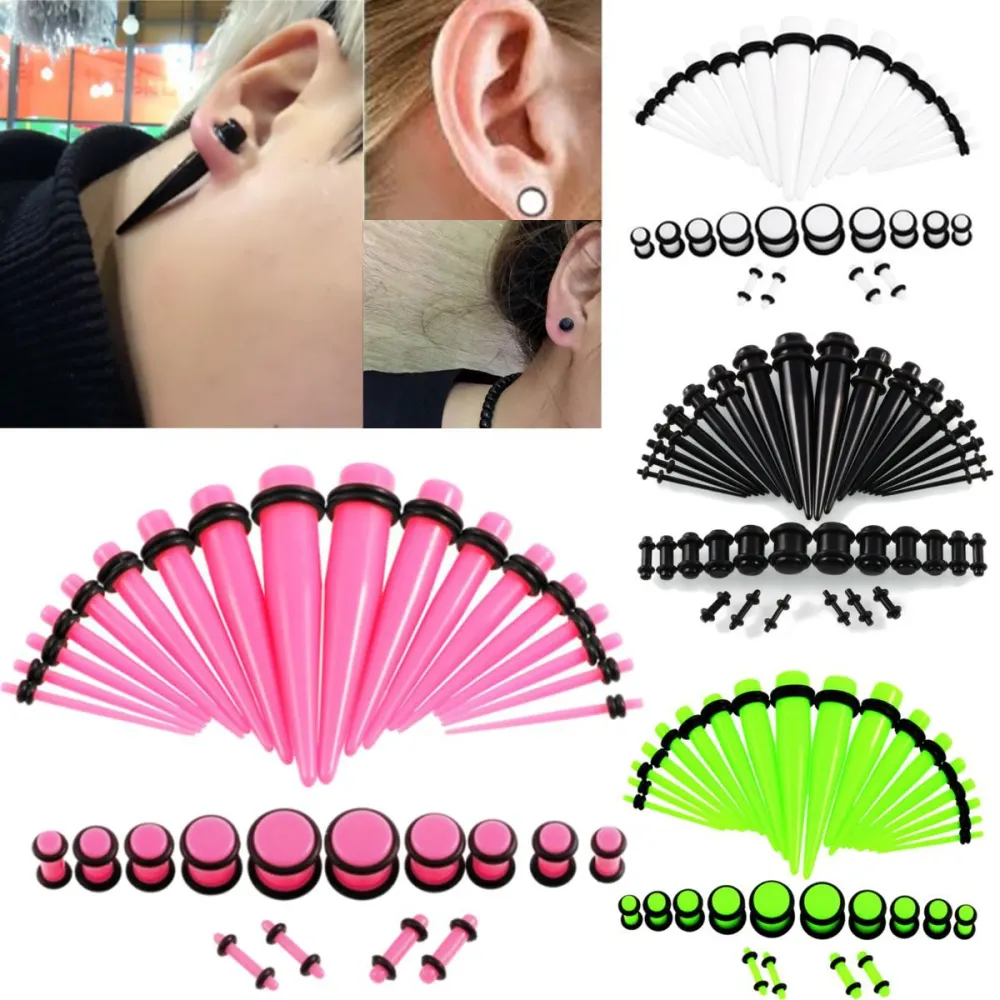 Pointed Cone Hypoallergenic Acrylic Ear Expander