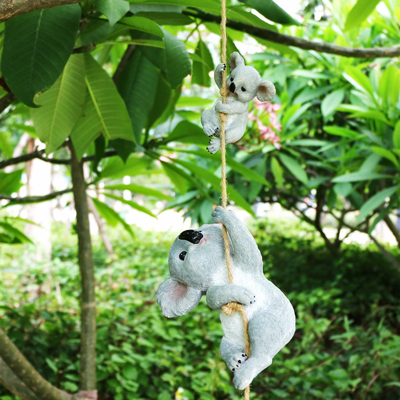 Simulation Animal Koala Ornaments Pendant Garden Courtyard Decoration