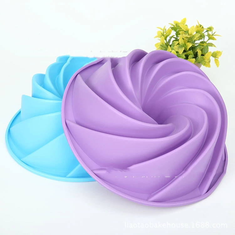 Silicone Baking Pan Whirlwind Cake Mould