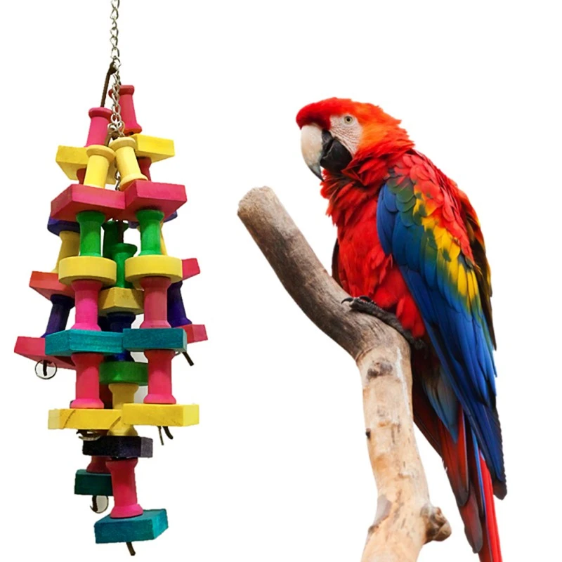 Parrot Building Blocks Chewing Toy Chewing String