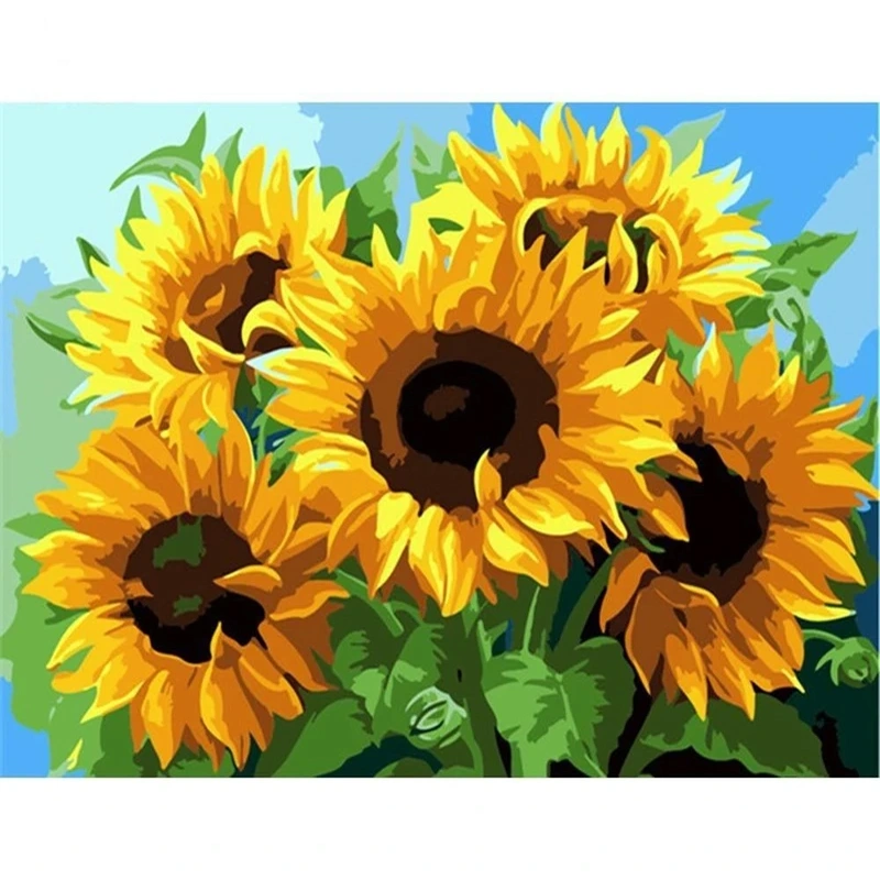 Frameless Oil Painting Flower Landscape Character Animal Photo Decoration