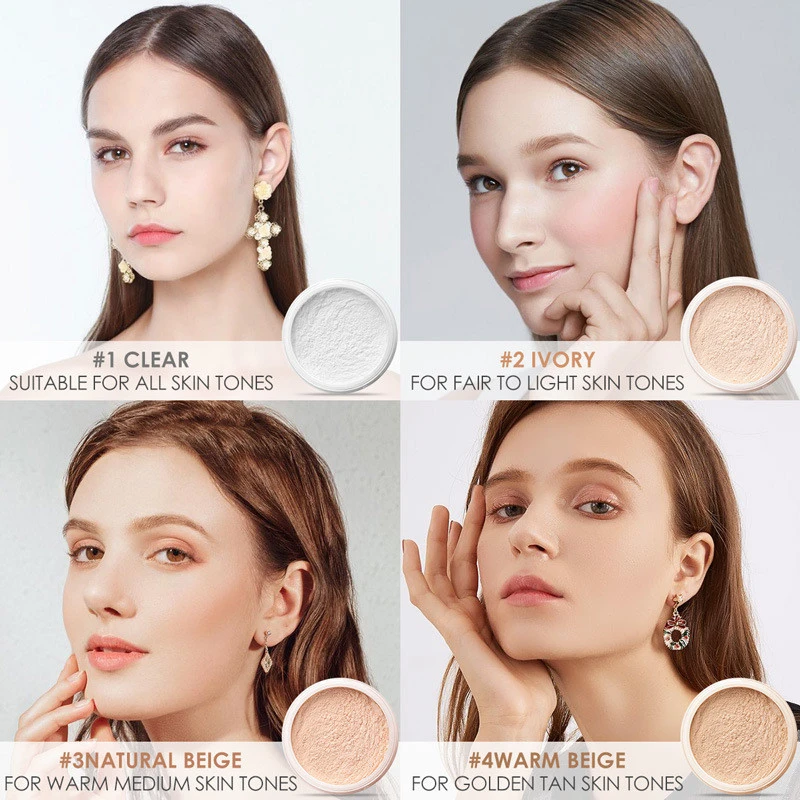 Banana Loose Powder Matte Oil Control Makeup Moisturizing Large Capacity