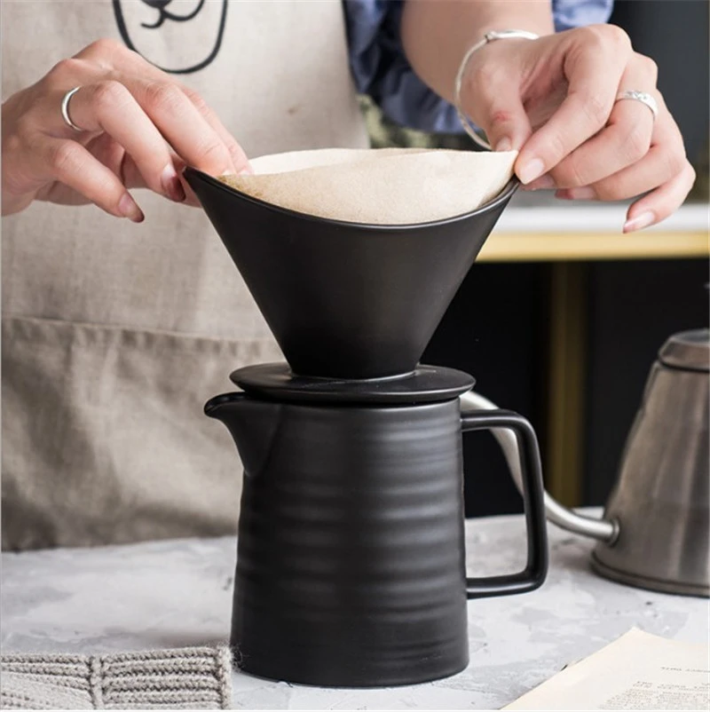 Funnel V60 Ceramic Filter Cup American Cup Hand-made Coffee Cup