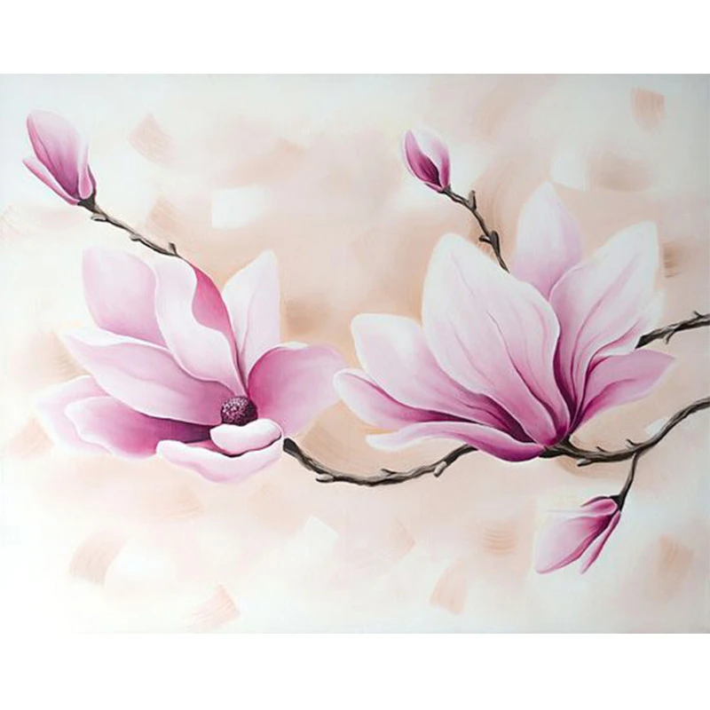 Frameless Oil Painting Flower Landscape Character Animal Photo Decoration