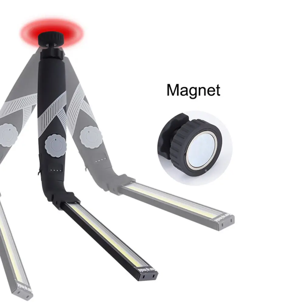 Multifunctional Led Folding Work Lamp With Magnet For Car Inspection Lamp