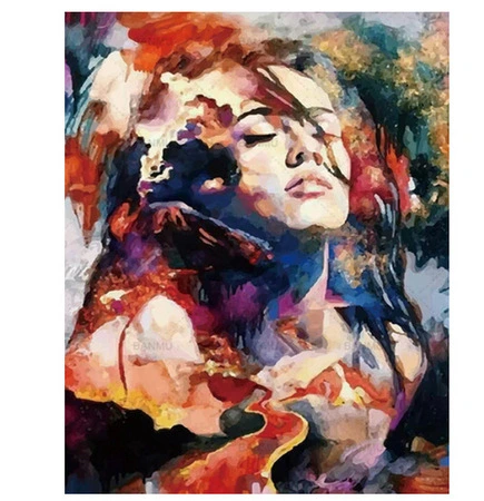 Digital Oil Painting Diy Frameless Wholesale Figures