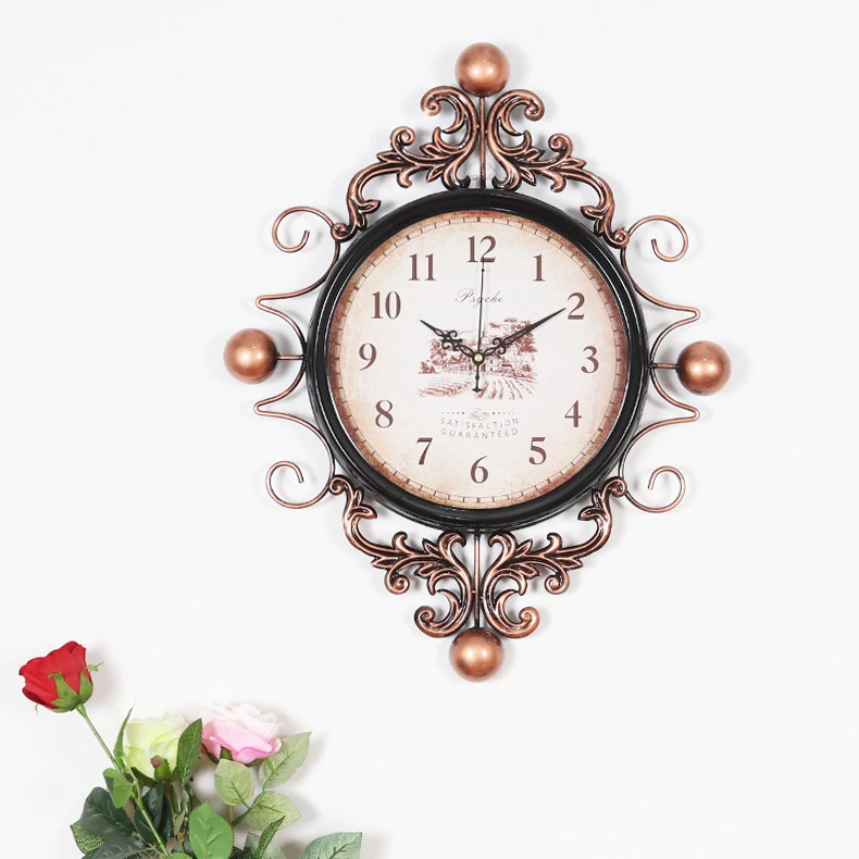 Modern Simple New Atmosphere Living Room Iron Clock