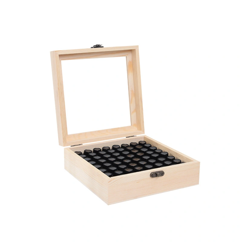 Small New Product 64 Grid 1-3Ml Essential Oil Bottle Storage Box