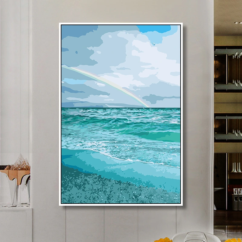 Diy Digital Oil Painting Graffiti Gift Bedroom Entrance Decoration Painting