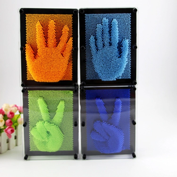 Handprint Plastic Hand Mold Needle Painting Ornaments