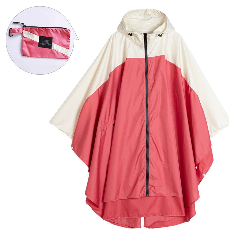 Cape stitched raincoat