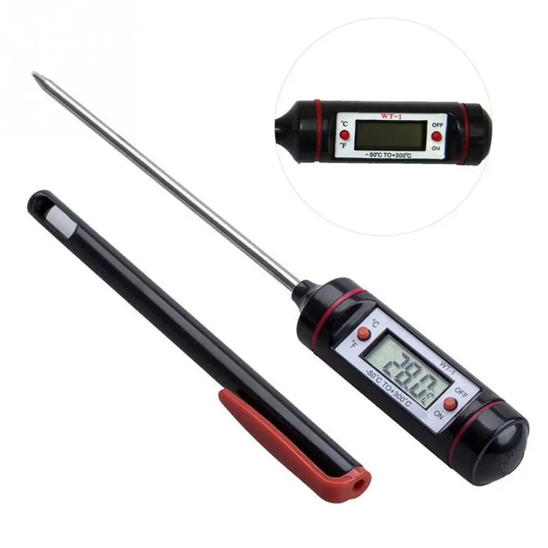 Stainless steel pen thermometer