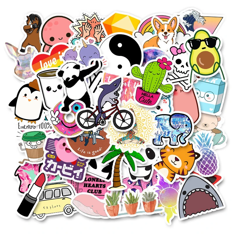 Color anime cartoon graffiti stickers